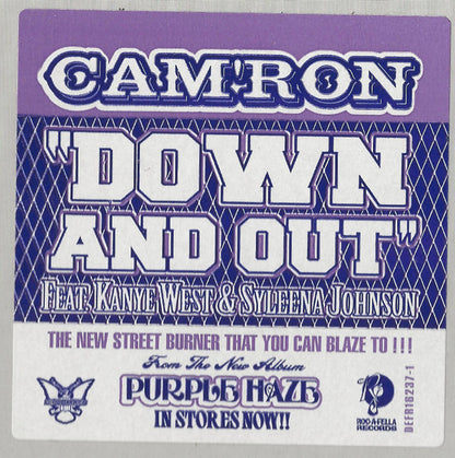 Cam'ron : Down And Out  (12", Promo)