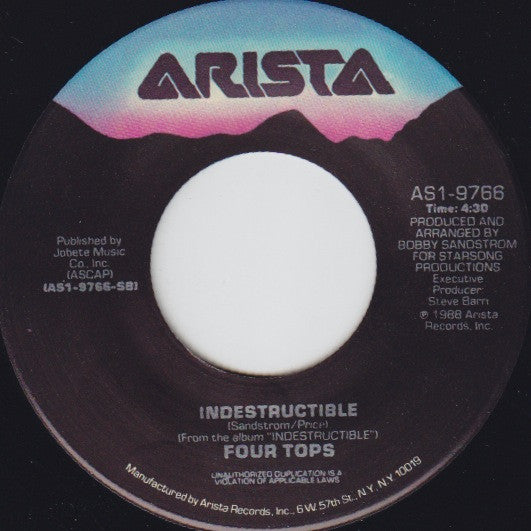 Four Tops & Aretha Franklin : If Ever A Love There Was / Indestructible (7", Single, Spe)