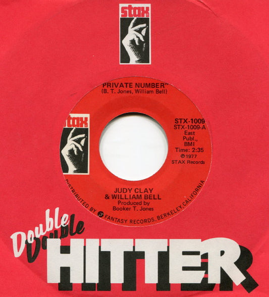Judy Clay & William Bell : Private Number / My Baby Specializes (7", RE)