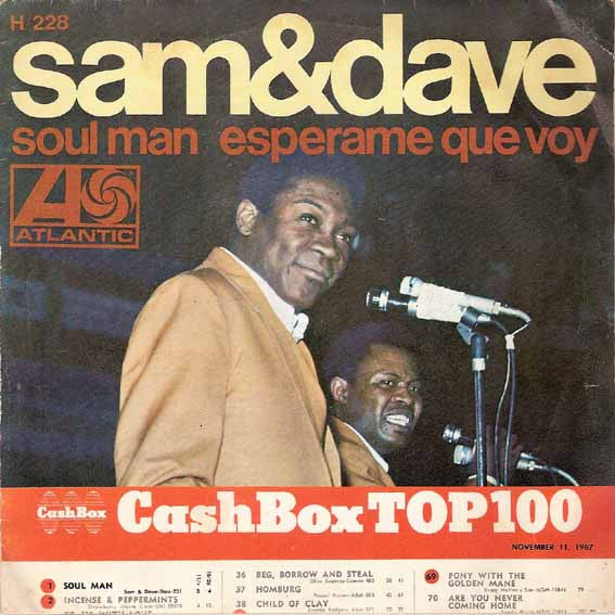 Sam & Dave - Soul Man / Esperame Que Voy (7", Single)