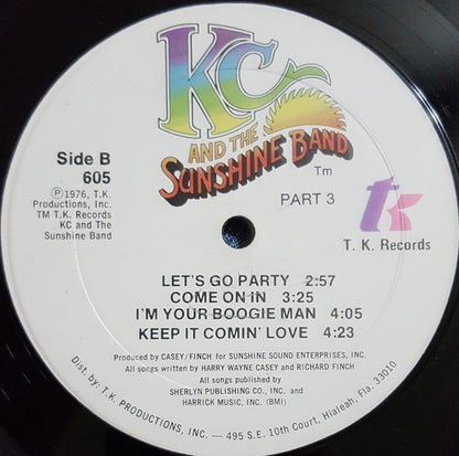 KC And The Sunshine Band* - Part 3 (LP, Album, Mon)