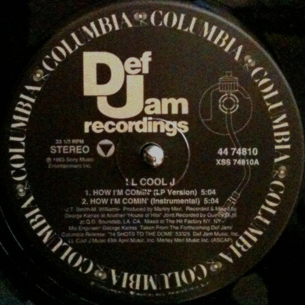 LL Cool J : How I'm Comin' (12", Single)