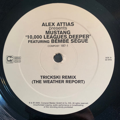 Alex Attias Presents Mustang - 10,000 Leagues Deeper (12")