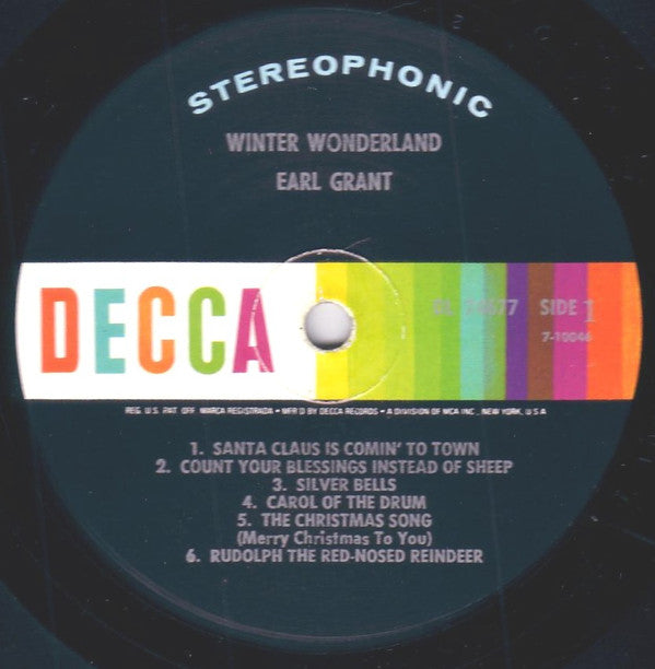 Earl Grant - Winter Wonderland (LP, Album)