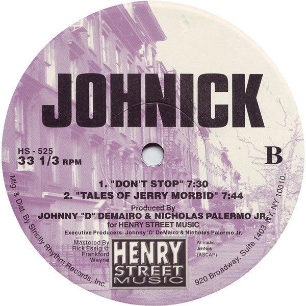 JohNick : Play The World (12", RE)
