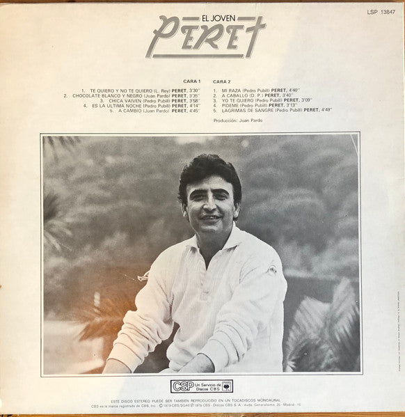 Peret : El Joven Peret (LP, Album, Promo)