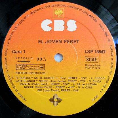 Peret : El Joven Peret (LP, Album, Promo)