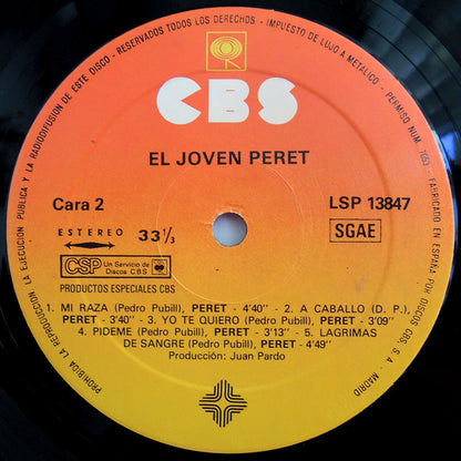 Peret : El Joven Peret (LP, Album, Promo)