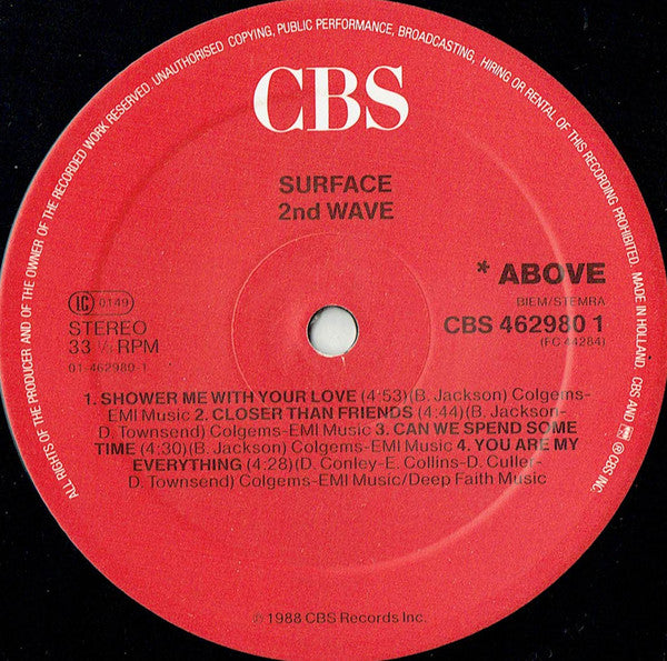 Surface : 2nd Wave (LP, Album)