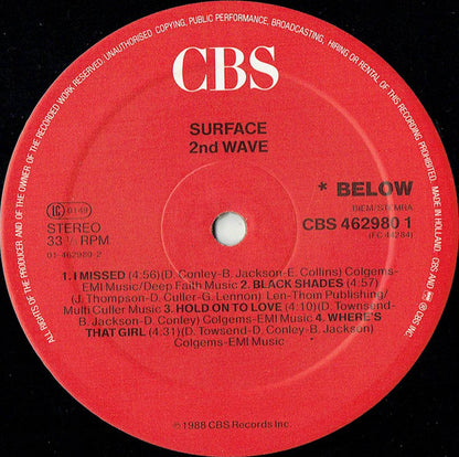 Surface : 2nd Wave (LP, Album)