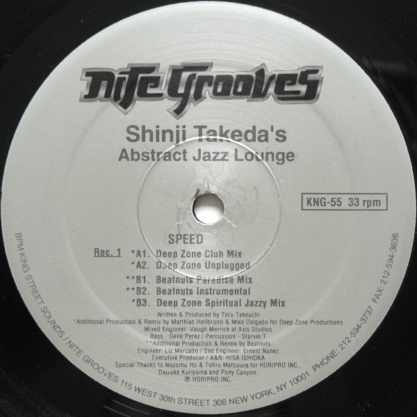 Shinji Takeda : Abstract Jazz Lounge (2x12")
