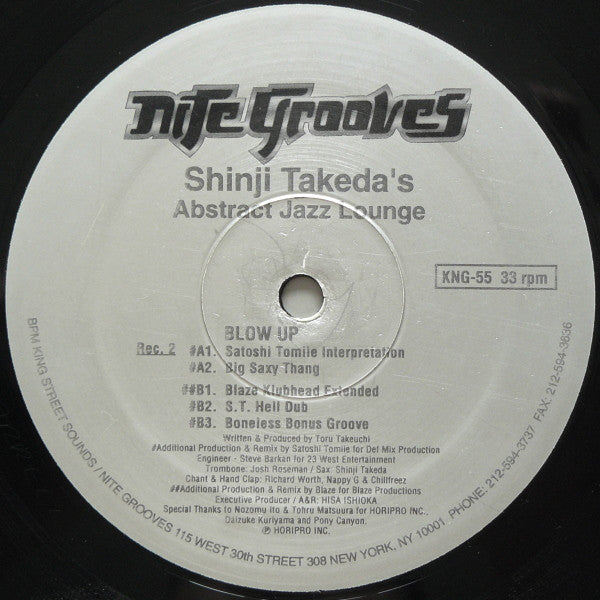 Shinji Takeda : Abstract Jazz Lounge (2x12")