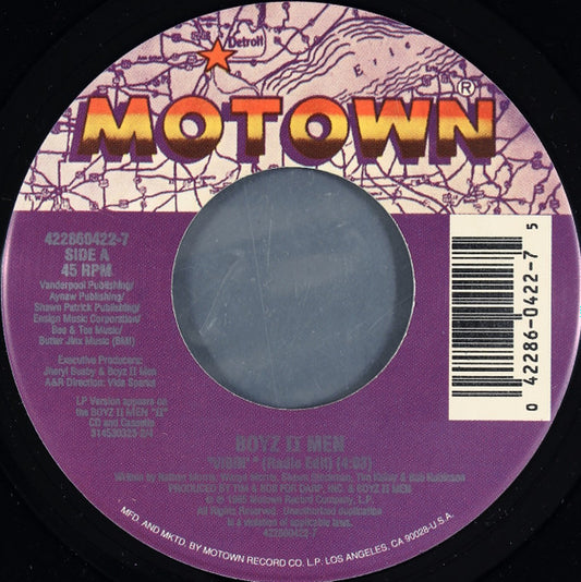Boyz II Men : Vibin' / Water Runs Dry (7", Single)