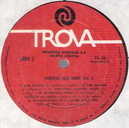 Porteña Jazz Band - Vol. 4 (LP, Album)