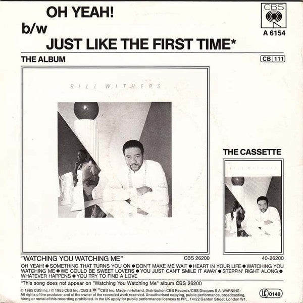 Bill Withers : Oh Yeah! (7", Single)