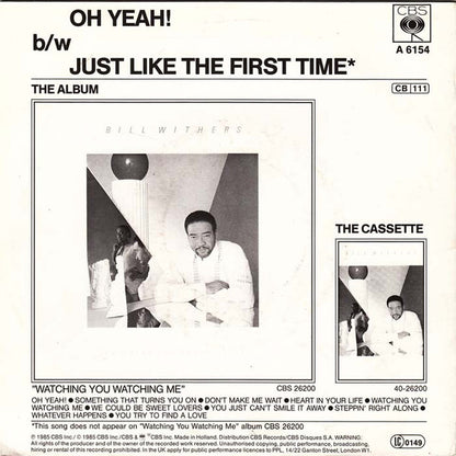 Bill Withers : Oh Yeah! (7", Single)