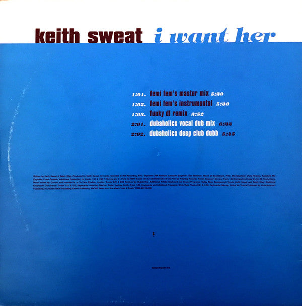 Keith Sweat : I Want Her (12")