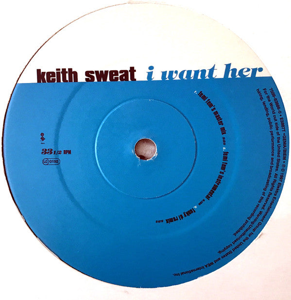 Keith Sweat : I Want Her (12")