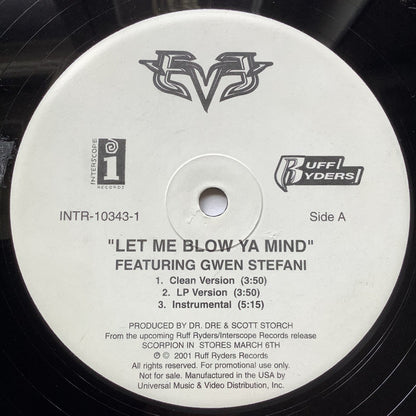 Eve  - Let Me Blow Ya Mind (12", Promo)