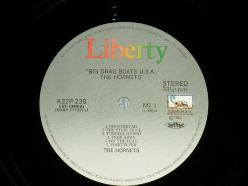 The Hornets (2) : Big Drag Boats U.S.A. (LP, Album, RE)