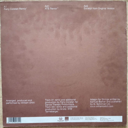 William Ørbit* - Barber's Adagio For Strings (12")