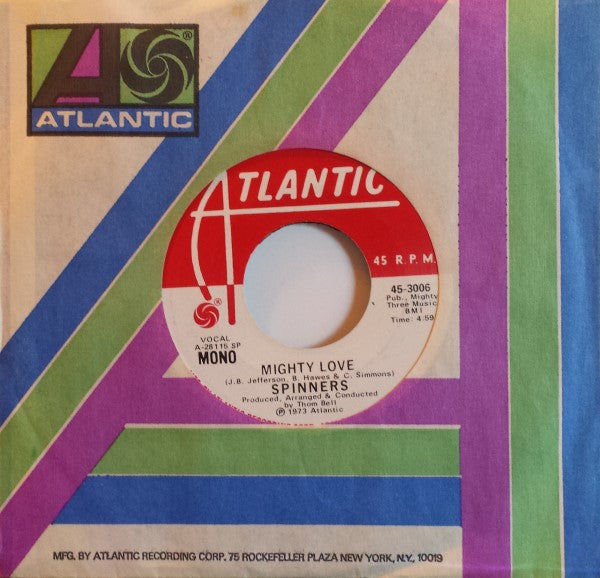 Spinners : Mighty Love (7", Mono, Promo, Spe)