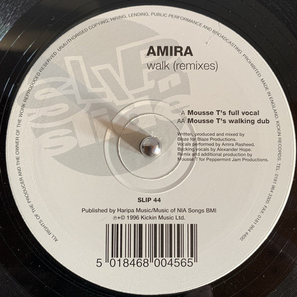 Amira - Walk (Remixes) (12")