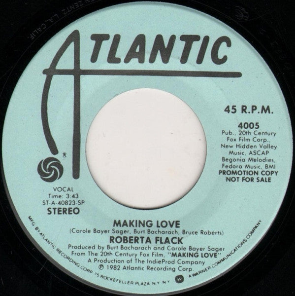 Roberta Flack : Making Love (7", Promo)