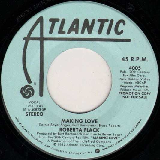 Roberta Flack : Making Love (7", Promo)