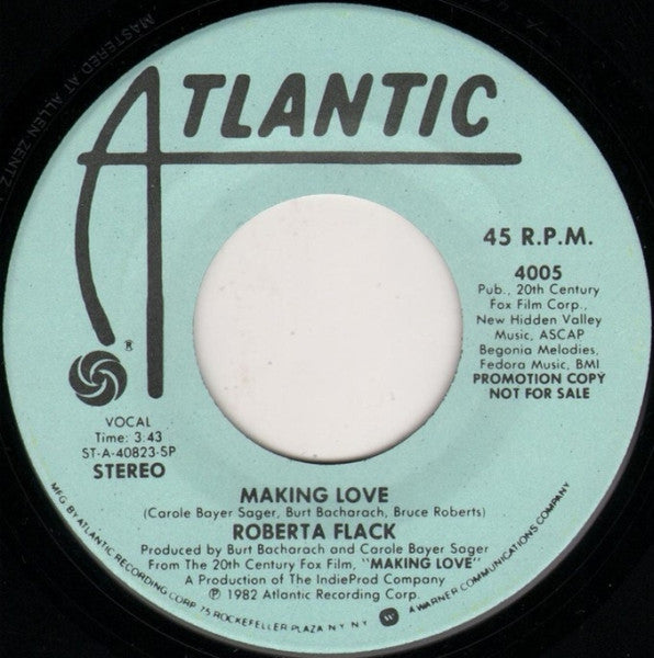 Roberta Flack : Making Love (7", Promo)