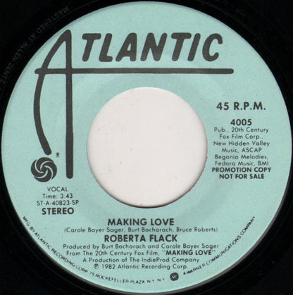 Roberta Flack : Making Love (7", Promo)