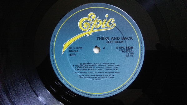 Jeff Beck : There & Back (LP, Album)