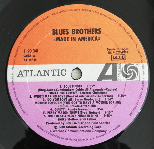 The Blues Brothers : Made In America (LP, Album)