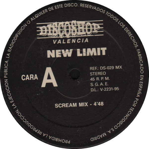 New Limit - Scream (12")