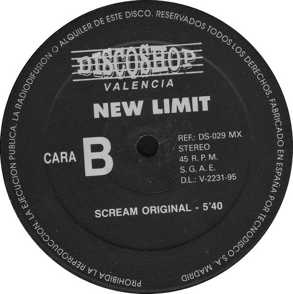 New Limit - Scream (12")