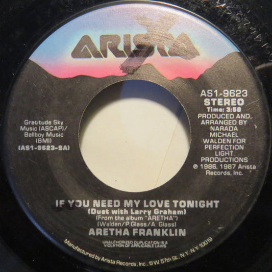 Aretha Franklin : If You Need My Love Tonight (7")