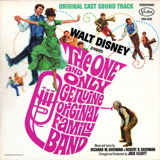 Richard M. Sherman & Robert B. Sherman Arranged And Conducted By Jack Elliott : The One And Only Genuine Original Family Band (LP, Album, Gat)