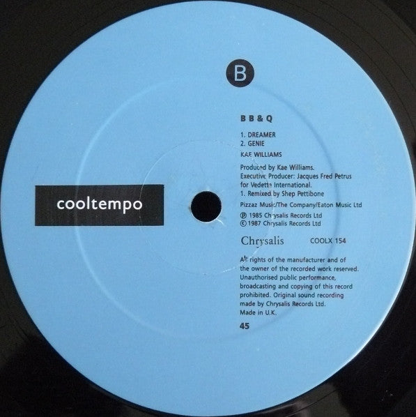 B B & Q* - The B.B. & Q. E.P. Riccochet (Club Mix) / Dreamer / Genie (12", EP)