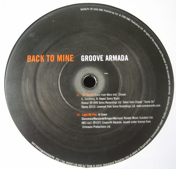 Groove Armada : Back To Mine (3xLP, Comp)