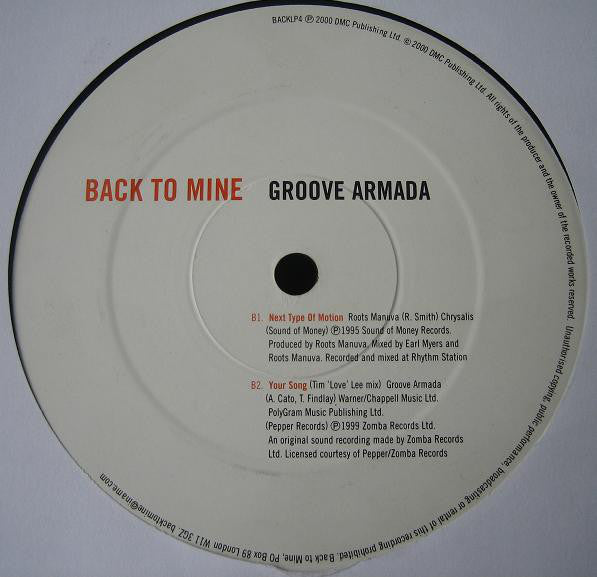Groove Armada : Back To Mine (3xLP, Comp)
