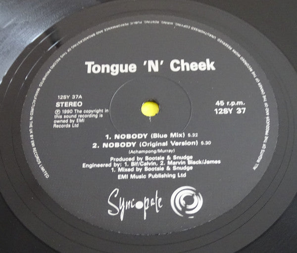 Tongue N Cheek - Nobody (12")