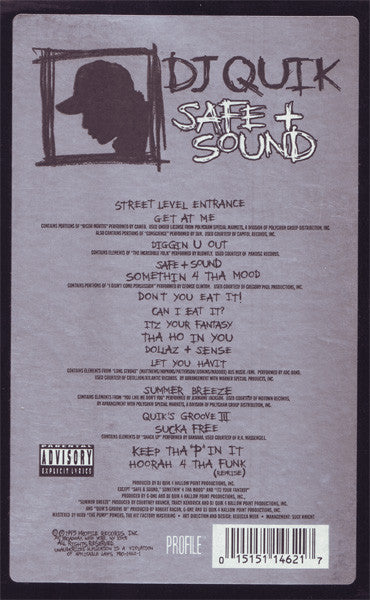 DJ Quik - Safe + Sound (2xLP, Album)