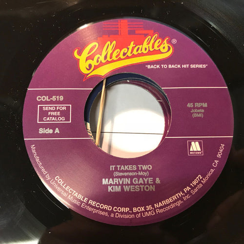 Marvin Gaye & Kim Weston : It Takes Two / It's Got To Be A Miracle (This Thing Called Love) (7", Single, RE)