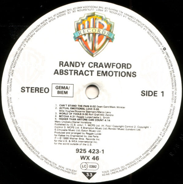 Randy Crawford - Abstract Emotions (LP, Album)