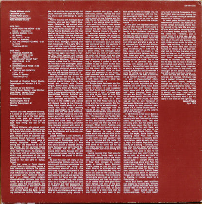 Claude Williams Quintet - Call For The Fiddler (LP, Album)