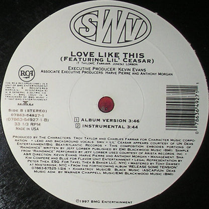 SWV - Someone (12", Single)