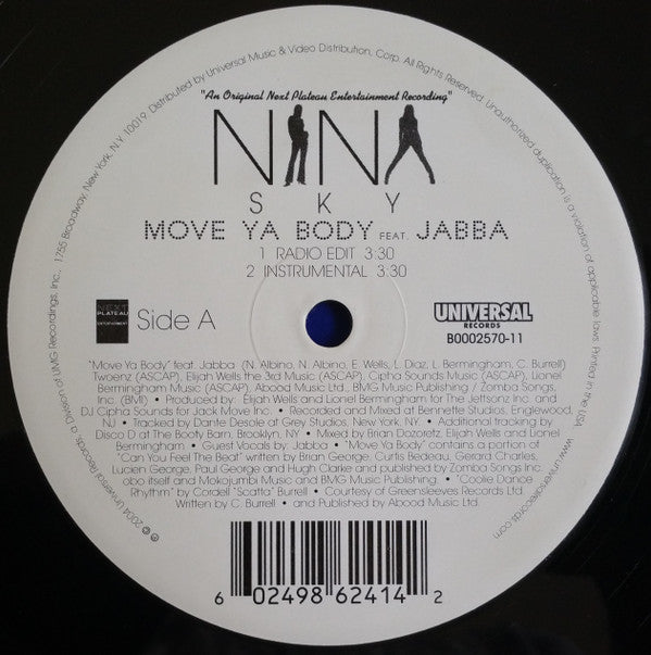 Nina Sky - Move Ya Body / In A Dream (12")
