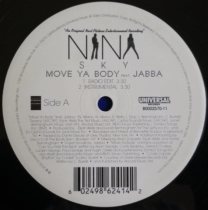 Nina Sky - Move Ya Body / In A Dream (12")