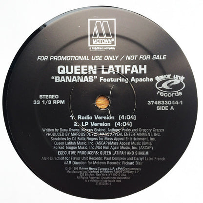 Queen Latifah : Bananas (12", Promo)