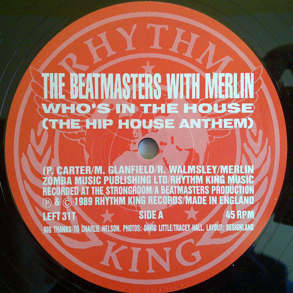The Beatmasters With Merlin - Who's In The House (12")